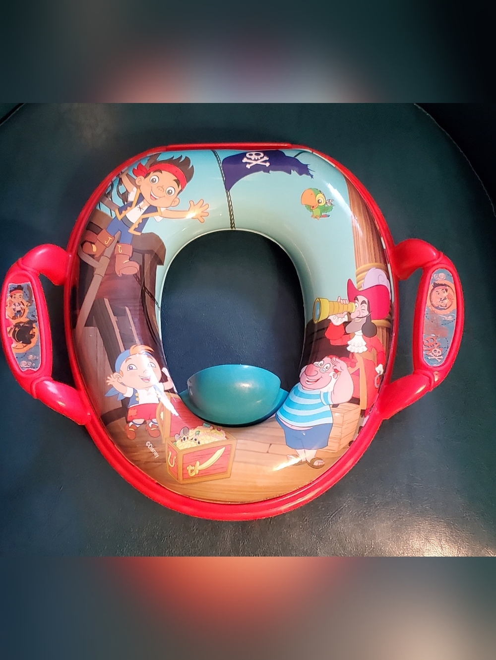 Toddler Boys Cushioned Potty Training Seat with Shield and Handles